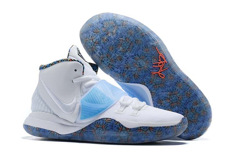 Women 2020 Nike Kyrie 6 White Baby Blue Shoes